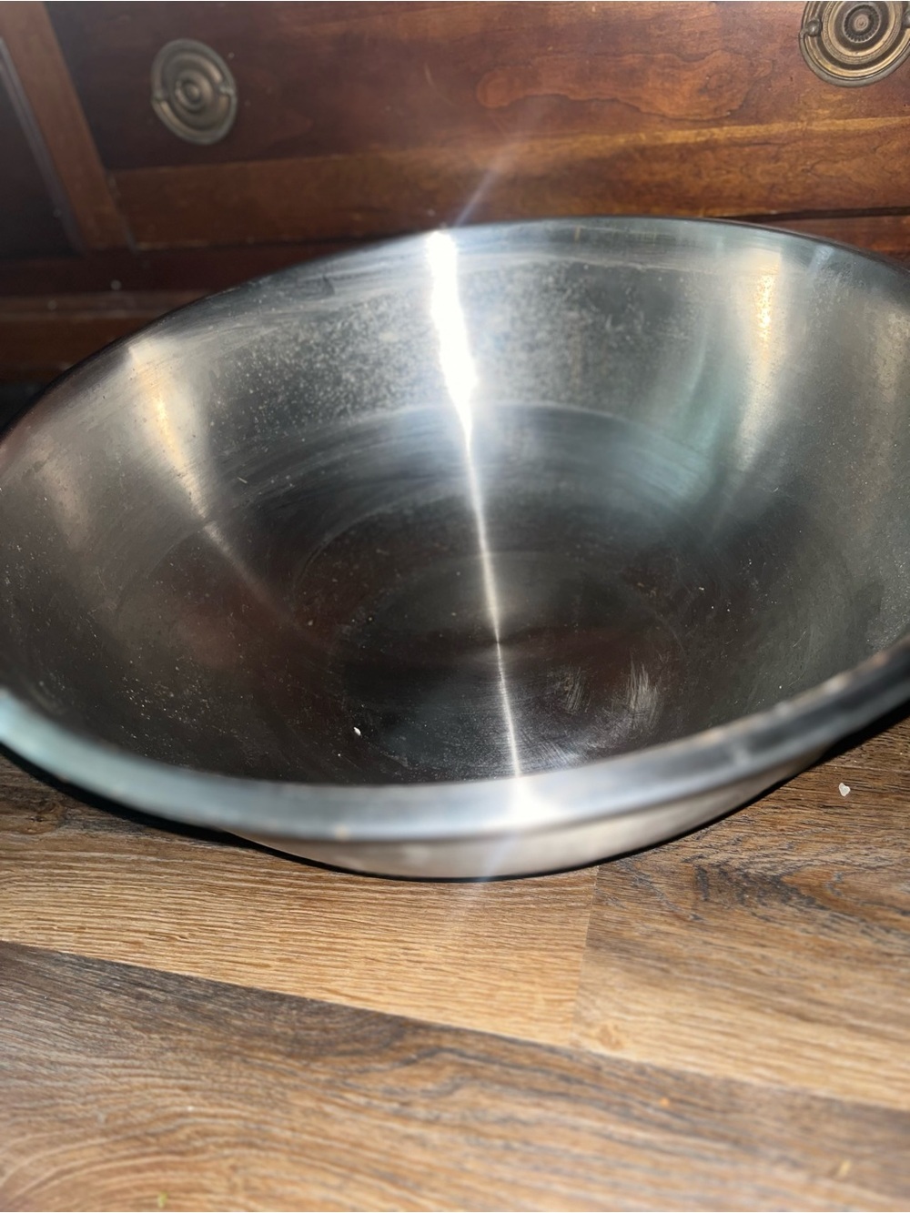 Brushed Stainless Steel Mixing Bowl - Silver XXL